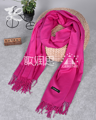 250 carat hair（Pink Windproof Warm Fashion Scarf）